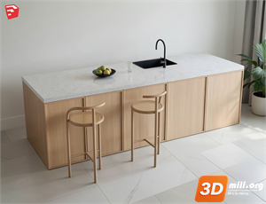 Kitchen island Skp Files